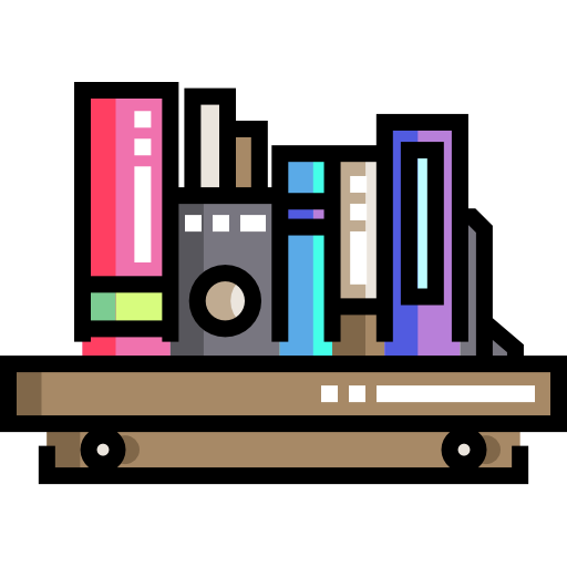 Bookshelf free icon