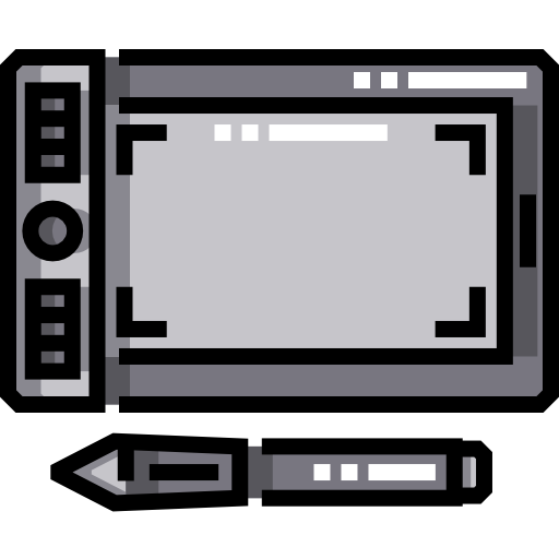 Graphic tablet free icon