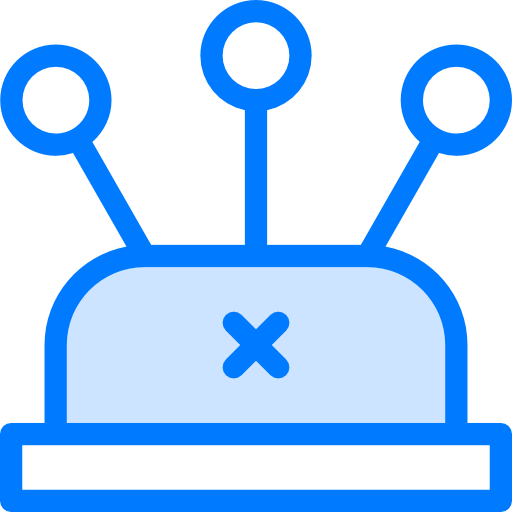 cojín de alfiler icono gratis