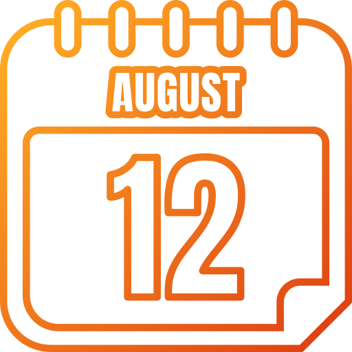 12 de agosto grátis ícone