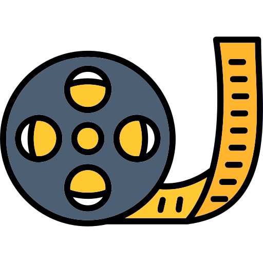 rollo de película icono gratis