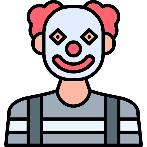 payaso icono gratis