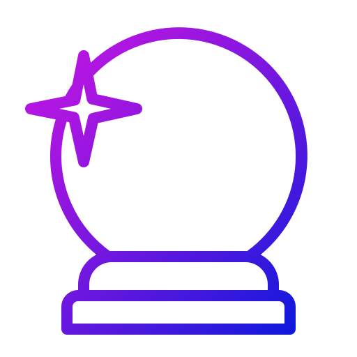 bola de cristal icono gratis
