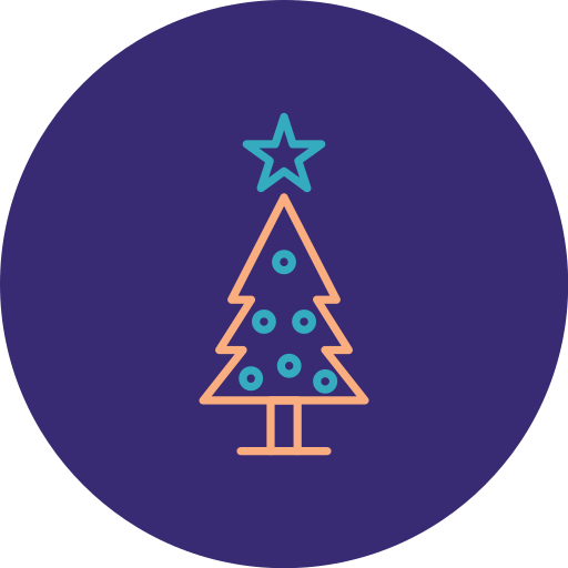 árbol de navidad icono gratis