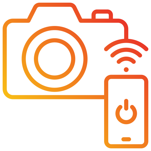cámara inteligente icono gratis