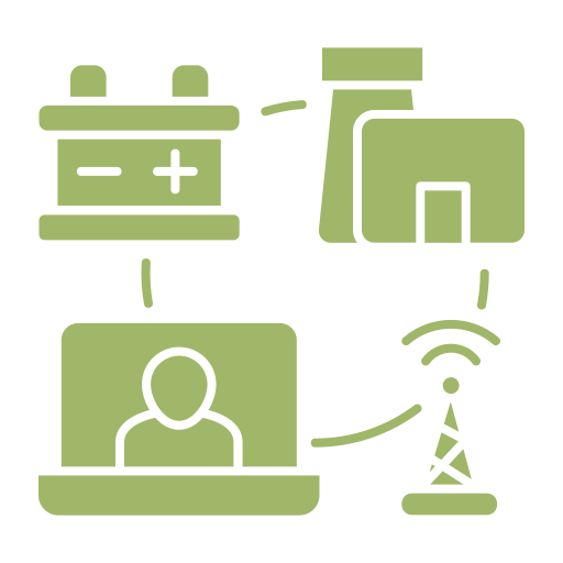 usine intelligente Icône gratuit