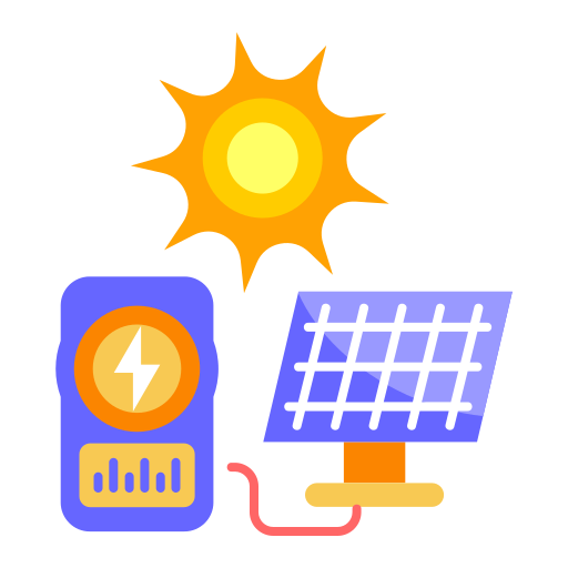 energía solar icono gratis