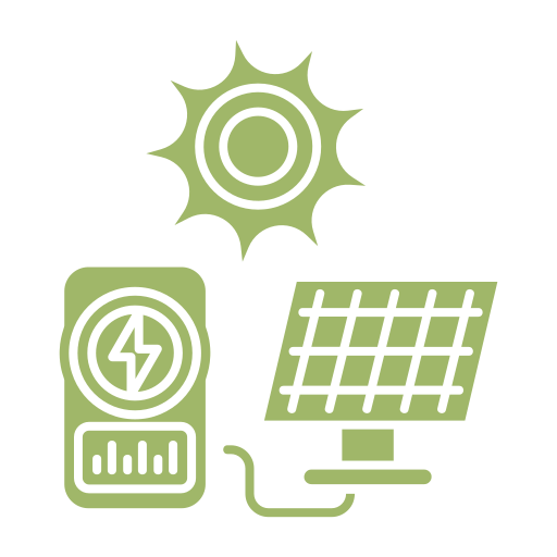 energía solar icono gratis