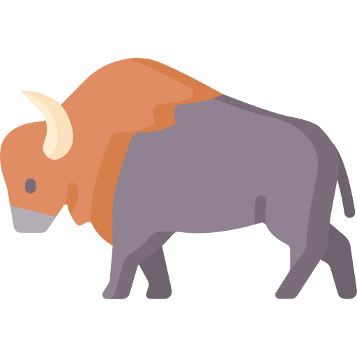 bison Icône gratuit bison Icône gratuit
