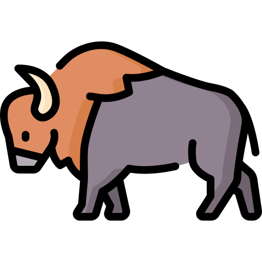 bison Icône gratuit bison Icône gratuit