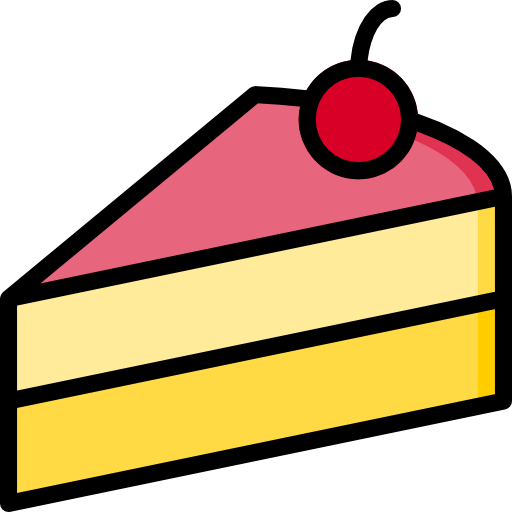 a piece of cake clipart animated