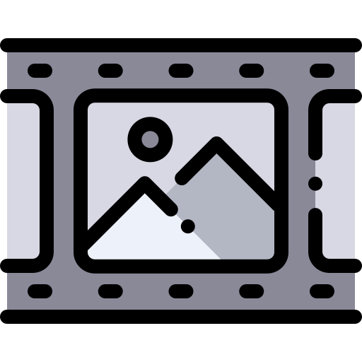 rollo de película icono gratis