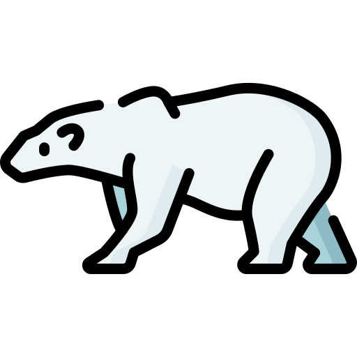 oso polar icono gratis