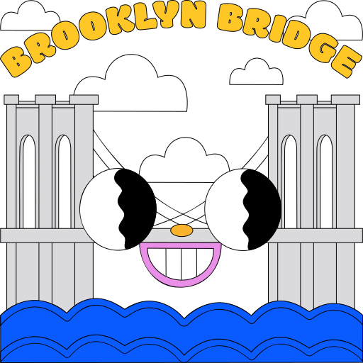 puente de brooklyn gratis sticker