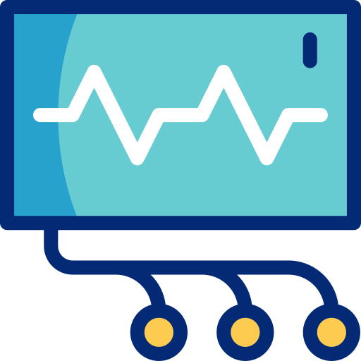 monitor de electrocardiograma icono gratis