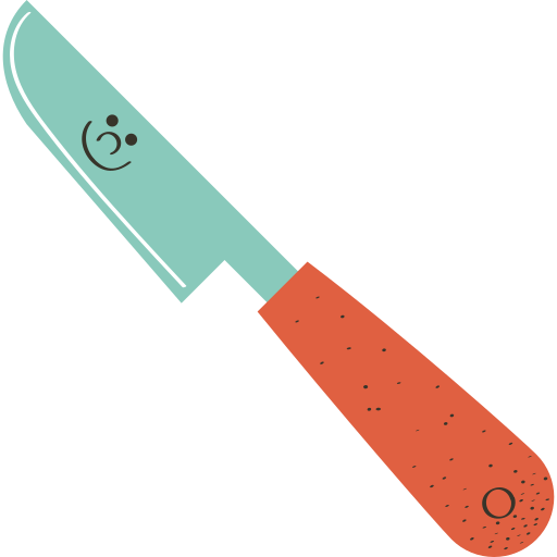 cuchillo gratis sticker