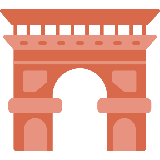 arco del triunfo icono gratis