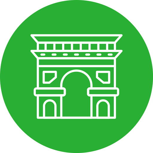 arco del triunfo icono gratis