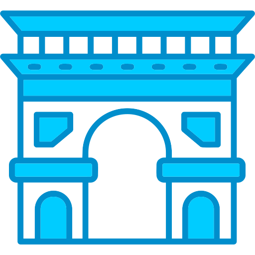 arco del triunfo icono gratis