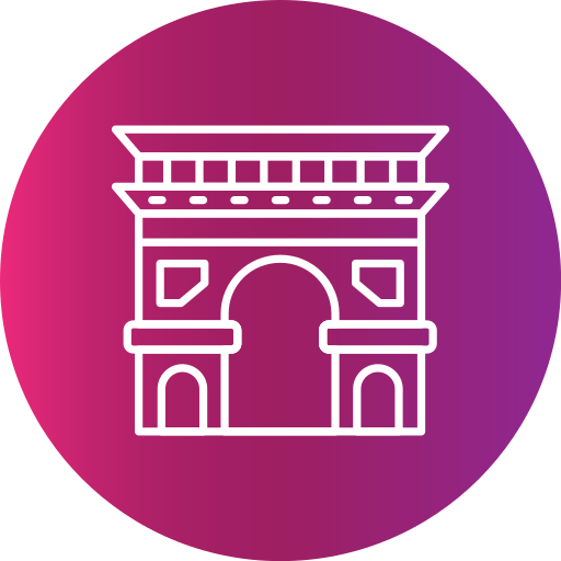 arco del triunfo icono gratis