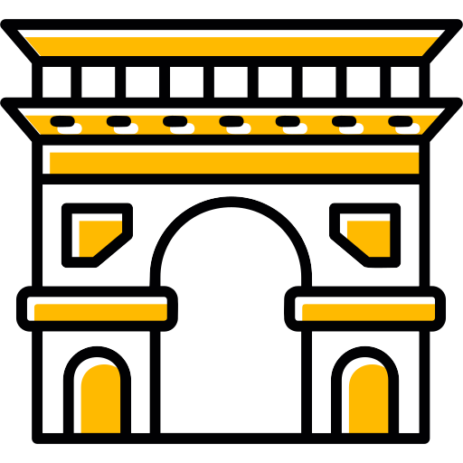 arco del triunfo icono gratis