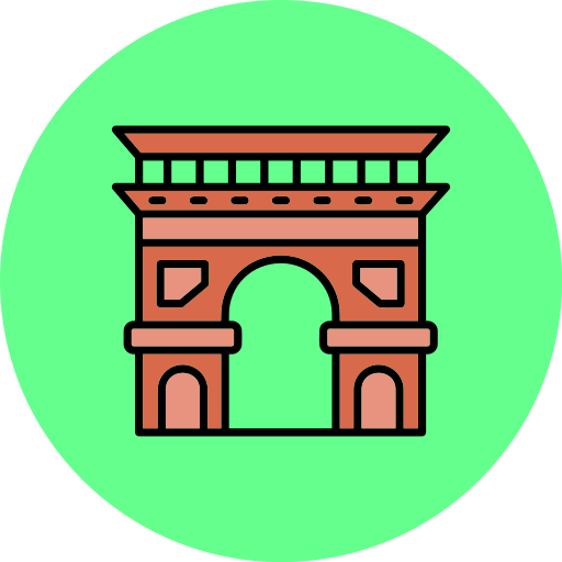 arco del triunfo icono gratis