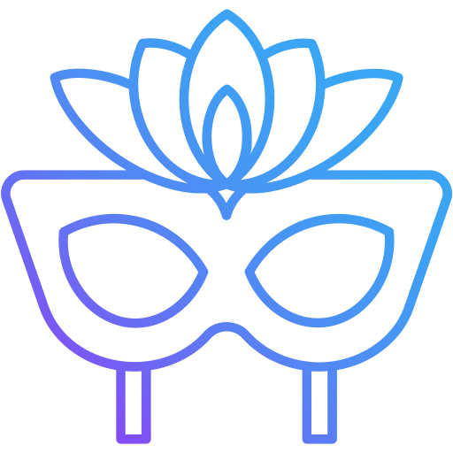 máscara de fiesta icono gratis