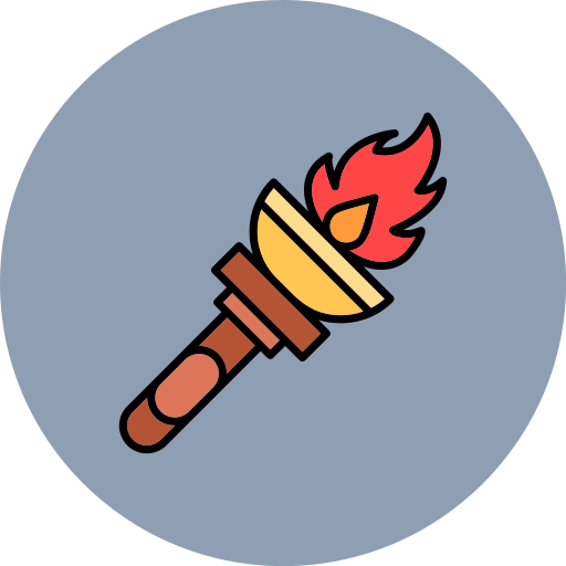 antorcha icono gratis