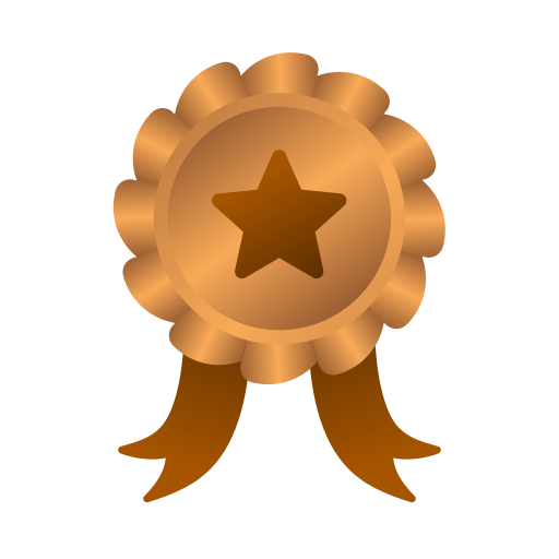 insignia de bronce icono gratis