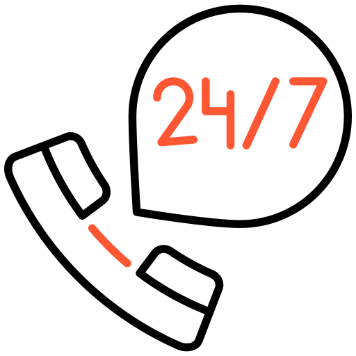 24-7 free icon 24-7 free icon