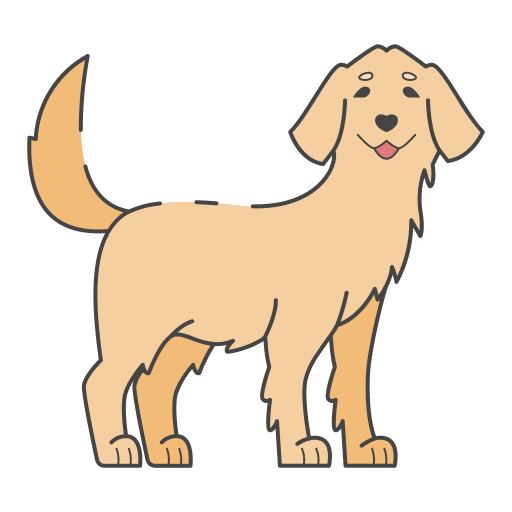 Golden retriever - Free animals icons