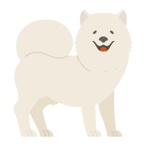 samoyedo icono gratis