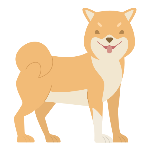 shiba inu icono gratis