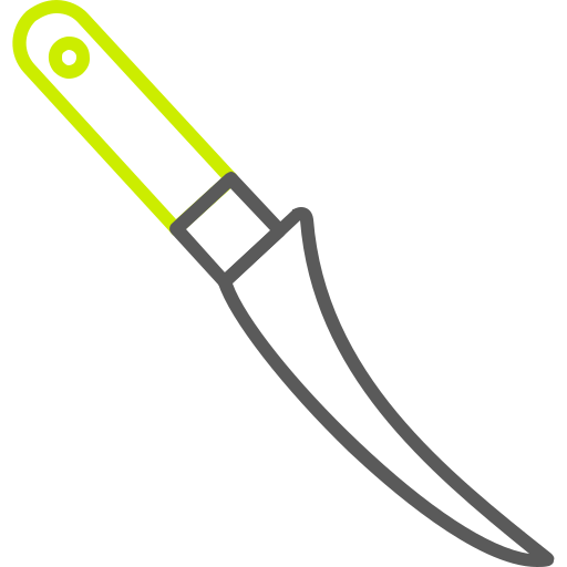 cuchillo para deshuesar icono gratis