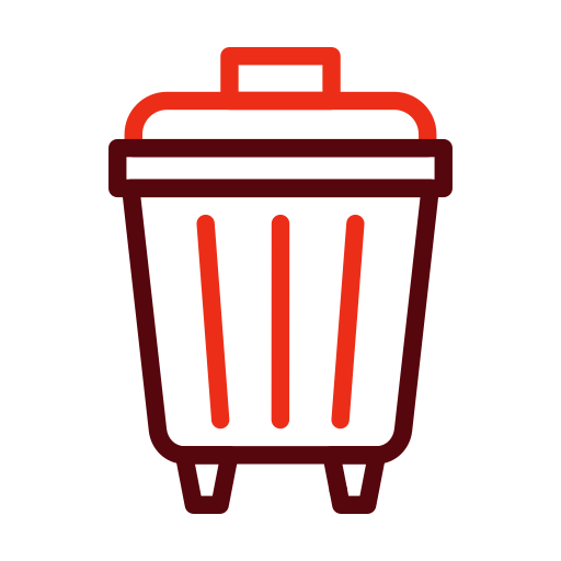 contenedor de basura icono gratis