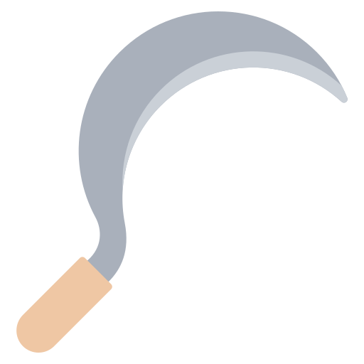 Sickle free icon Sickle free icon