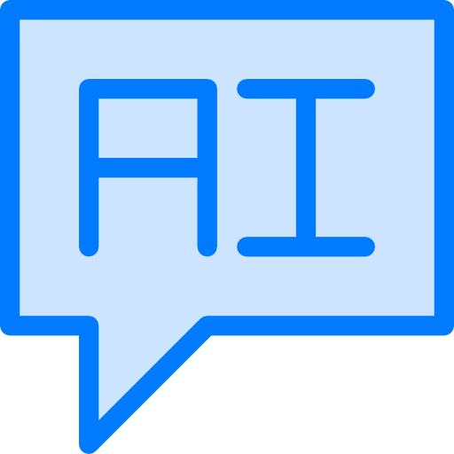 Artificial intelligence Vitaliy Gorbachev Blue icon