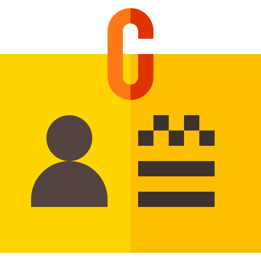 신분증 무료 아이콘