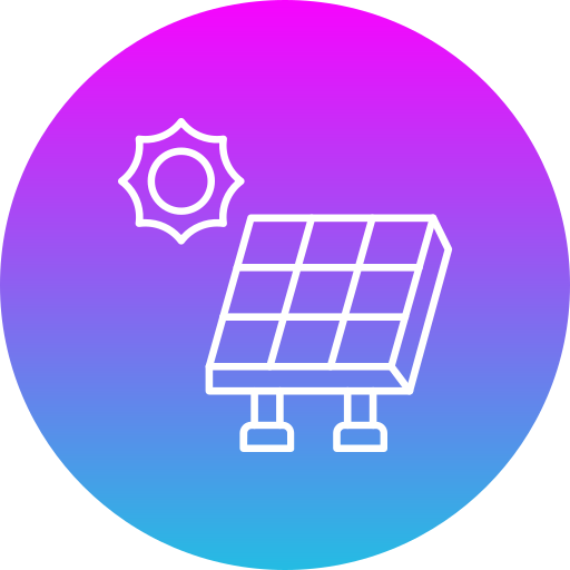 energía solar icono gratis