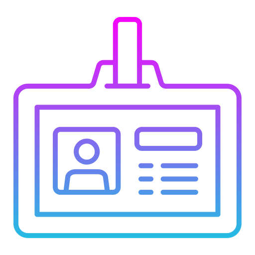 tarjeta de identificación icono gratis