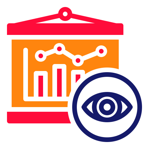 visualización de datos icono gratis