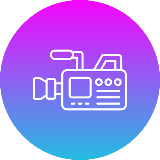 camara de video icono gratis