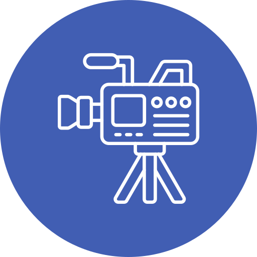 camara de video icono gratis