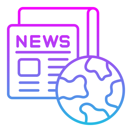 noticias globales icono gratis