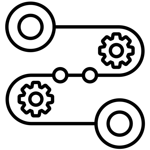 Timeline chart free icon