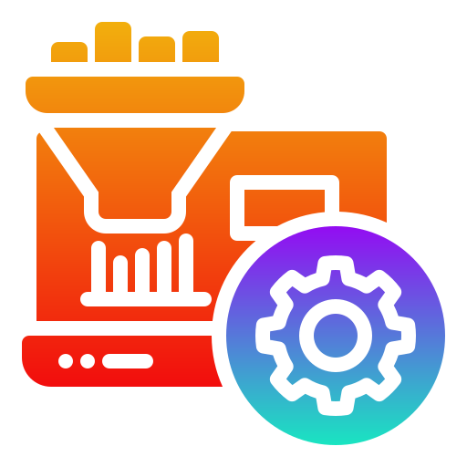 análisis de embudo icono gratis