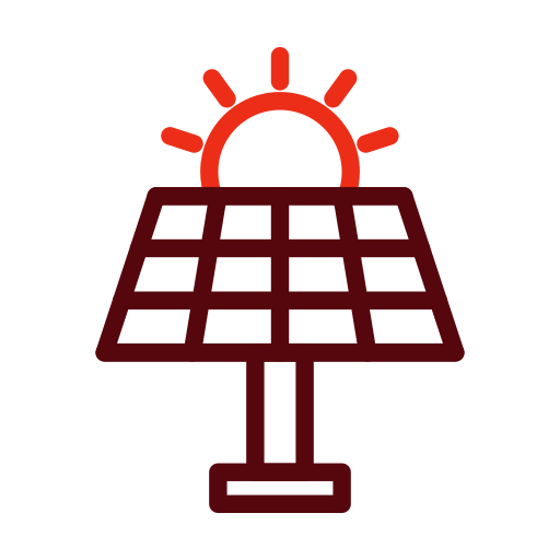 energía solar icono gratis