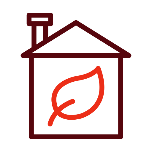 casa ecológica icono gratis