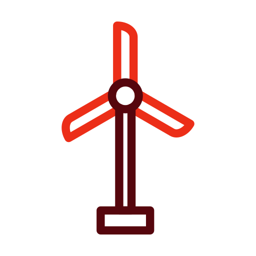 Wind turbine free icon