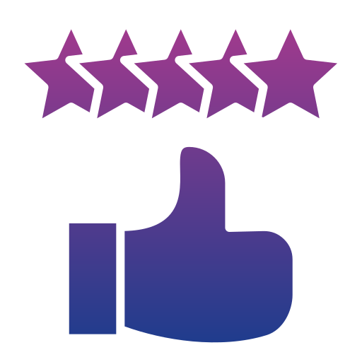 bewertung in sternen kostenlos Icon